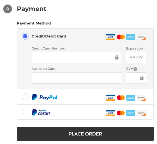 PayPal Cards and Credit Products