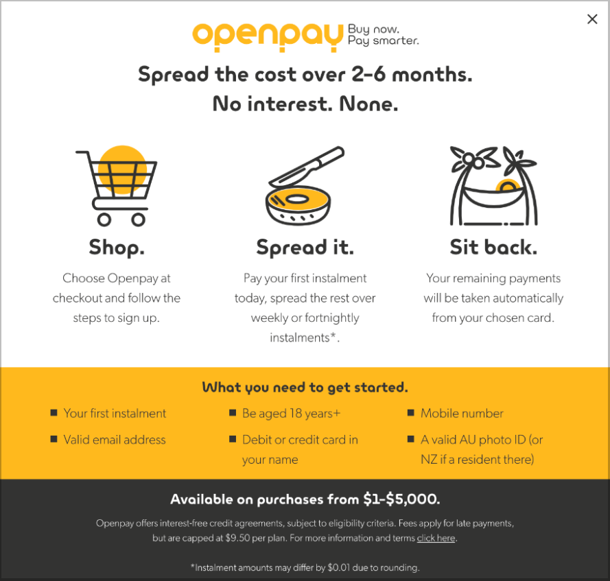 Can i buy a car hot sale with openpay